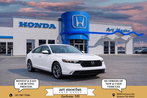 Platinum White Pearl 2025 Honda Accord Hybrid EX-L