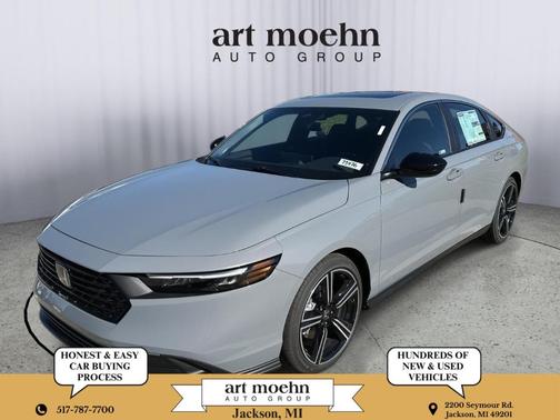 Urban Gray Pearl 2025 Honda Accord Hybrid Sport