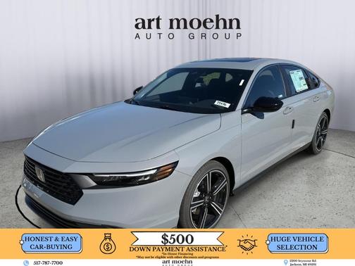 Urban Gray Pearl 2025 Honda Accord Hybrid Sport
