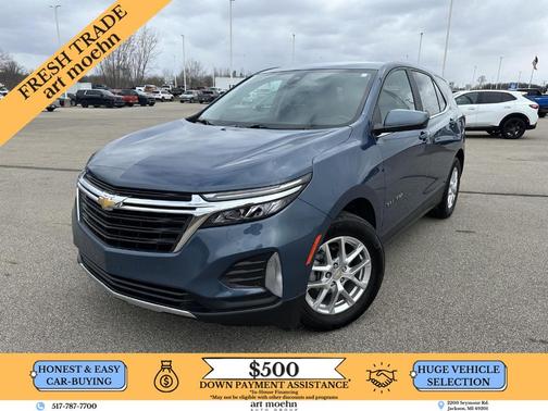 Lakeshore Blue Metallic 2024 Chevrolet Equinox LT