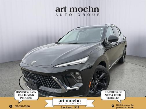 Ebony Twilight Metallic 2025 Buick Envision Sport Touring