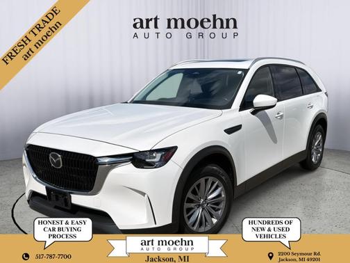 Rhodium White Metallic 2024 Mazda CX-90 Preferred Plus