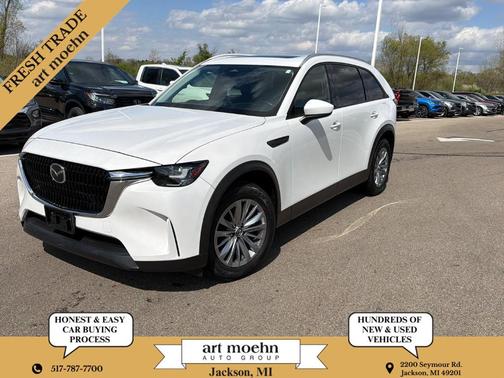 Rhodium White Metallic 2024 Mazda CX-90 Preferred Plus