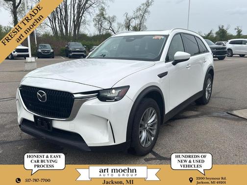 Rhodium White Metallic 2024 Mazda CX-90 Preferred Plus