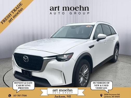 Rhodium White Metallic 2024 Mazda CX-90 Preferred Plus