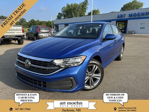 Rising Blue Metallic 2024 Volkswagen Jetta 1.5T SE