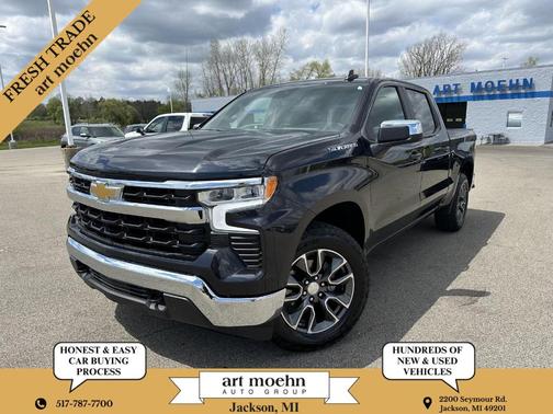 Dark Ash Metallic 2024 Chevrolet Silverado 1500 LT