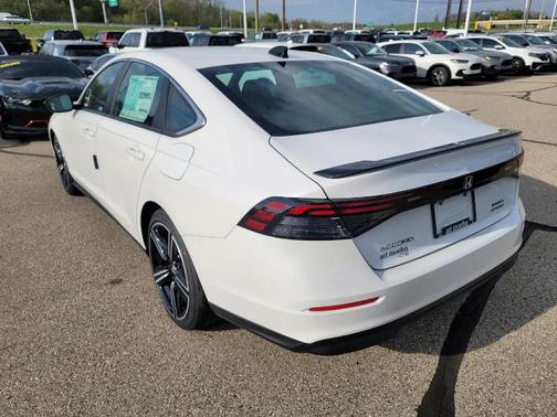 Platinum White Pearl 2025 Honda Accord Hybrid Sport