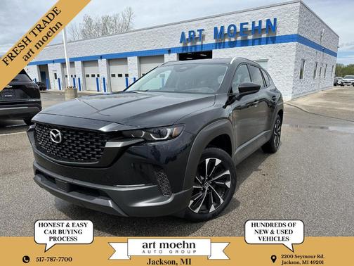 Jet Black Mica 2025 Mazda CX-50 Hybrid Premium Plus Package
