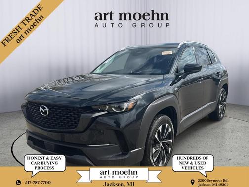 Jet Black Mica 2025 Mazda CX-50 Hybrid Premium Plus Package