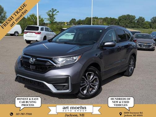 Modern Steel Metallic 2021 Honda CR-V EX-L
