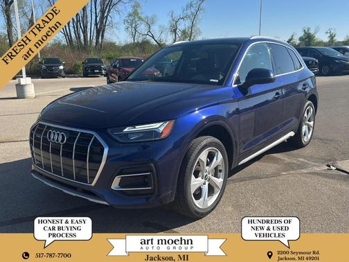 Navarra Blue Metallic 2021 Audi Q5 40 Premium Plus