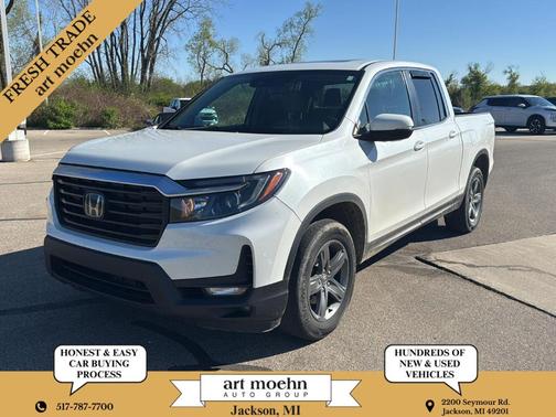 Platinum White Pearl 2022 Honda Ridgeline RTL