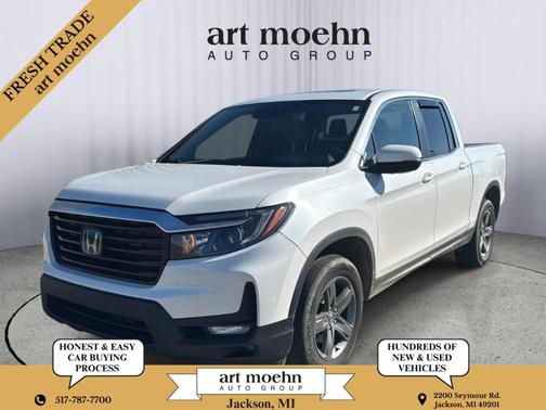Platinum White Pearl 2022 Honda Ridgeline RTL