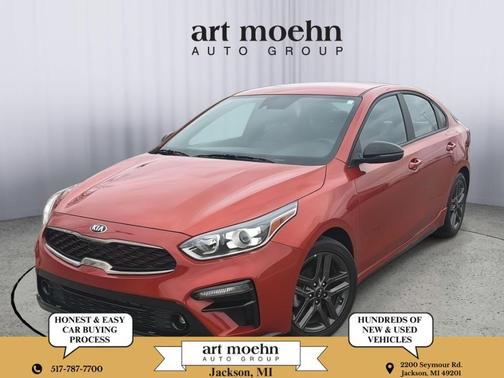 Fire Orange 2021 Kia Forte GT-Line