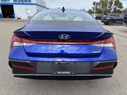 Intense Blue 2025 Hyundai ELANTRA Limited
