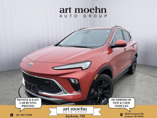 Sunrise Red Metallic 2024 Buick Encore GX Sport Touring