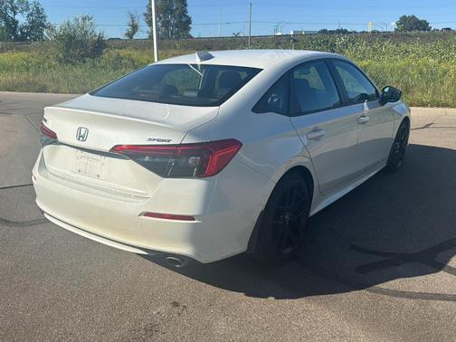 Platinum White Pearl 2024 Honda Civic Sport