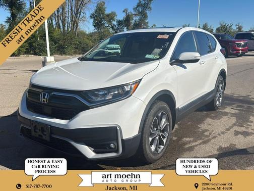 Platinum White Pearl 2022 Honda CR-V EX-L