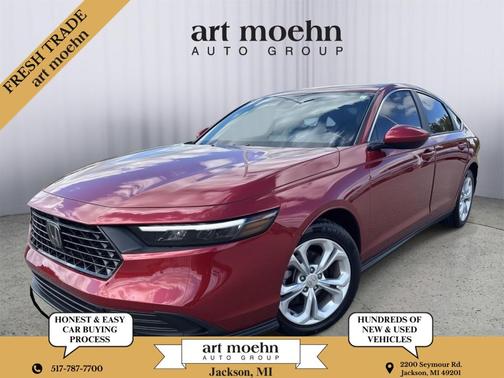 Radiant Red Metallic 2025 Honda Accord LX