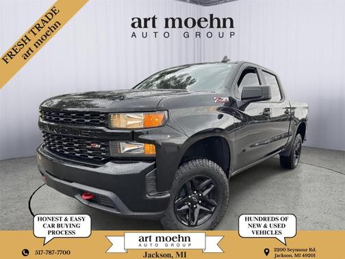 Black 2020 Chevrolet Silverado 1500 Custom Trail Boss