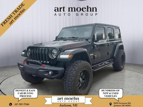 Black Clearcoat 2020 Jeep Wrangler Unlimited Recon