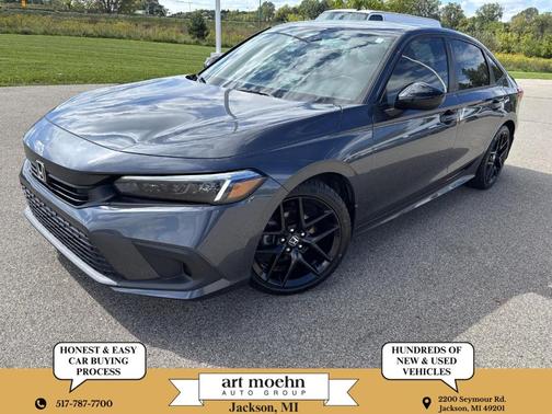 Meteorite Gray Metallic 2023 Honda Civic Sport