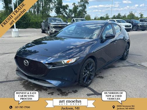Deep Crystal Blue Mica 2025 Mazda Mazda3 FWD w/Select Package