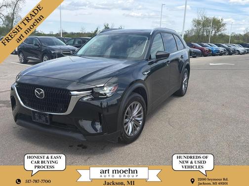 Jet Black Mica 2025 Mazda CX-90 Preferred