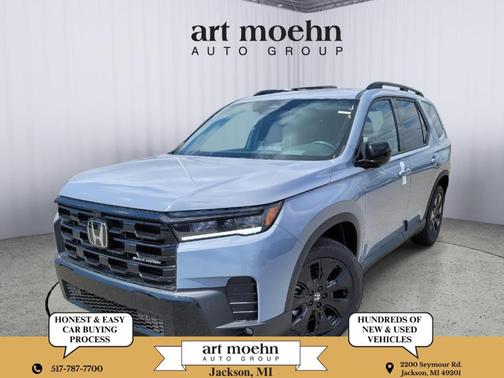 Sonic Gray Pearl 2026 Honda Pilot Black Edition