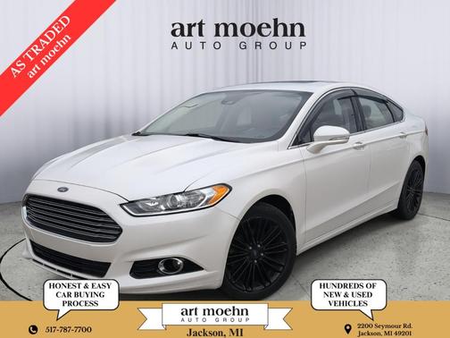 White Platinum Tri-Coat Metallic 2014 Ford Fusion SE