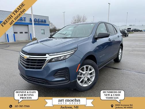 Lakeshore Blue Metallic 2024 Chevrolet Equinox LS