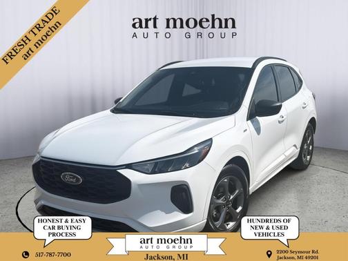 Oxford White 2023 Ford Escape ST-Line