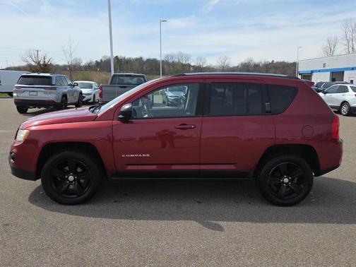 Deep Cherry Red Crystal Pearl 2012 Jeep Compass Latitude