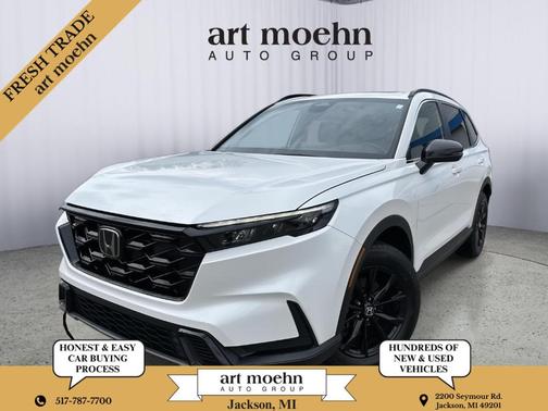 Platinum White Pearl 2023 Honda CR-V Hybrid Sport