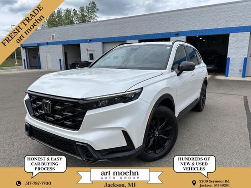 Platinum White Pearl 2023 Honda CR-V Hybrid Sport