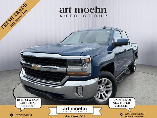 Deep Ocean Blue Metallic 2017 Chevrolet Silverado 1500 LT