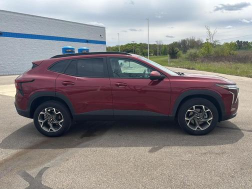Crimson Metallic 2025 Chevrolet Trax LT