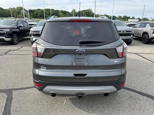 White Platinum Tri-Coat Metallic 2017 Ford Escape Titanium