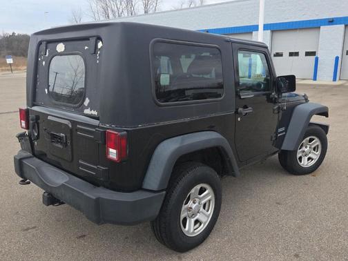 Black 2012 Jeep Wrangler Sport