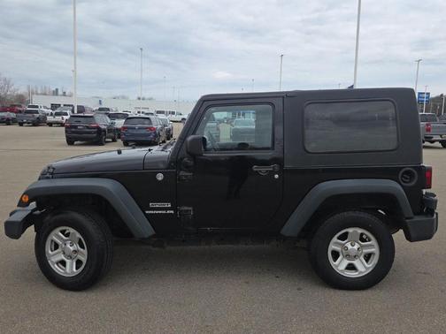 Black 2012 Jeep Wrangler Sport