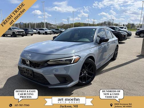 Sonic Gray Pearl 2024 Honda Civic Sport