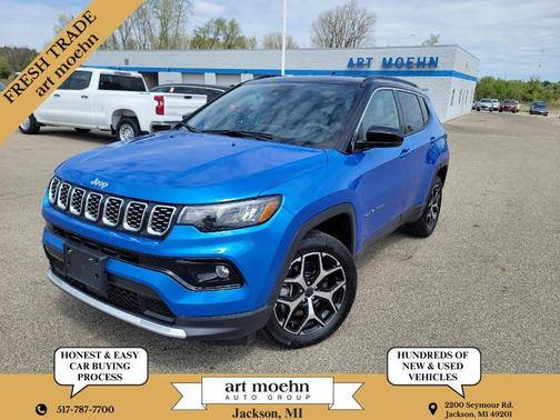 Hydro Blue Pearlcoat 2025 Jeep Compass Limited