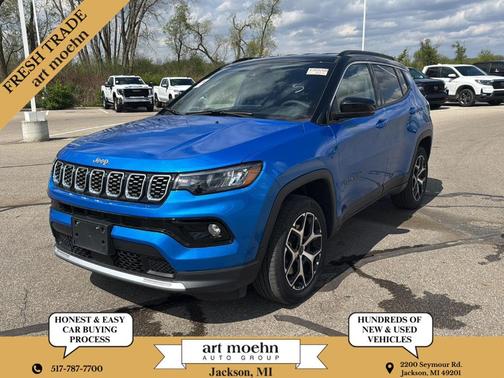 Hydro Blue Pearlcoat 2025 Jeep Compass Limited