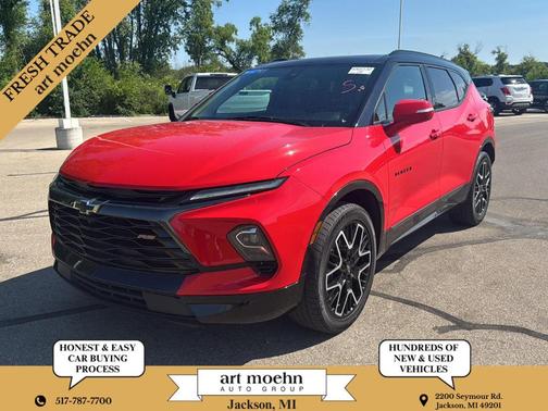 Red 2023 Chevrolet Blazer RS