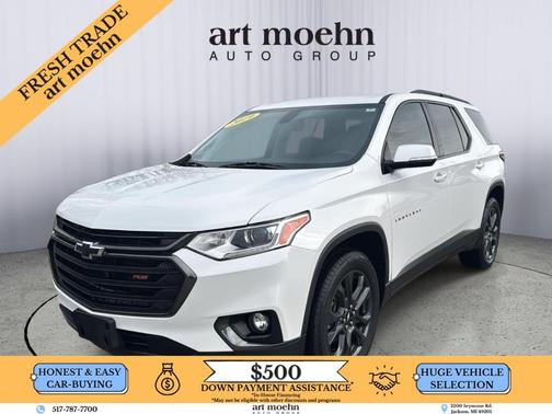 Iridescent Pearl Tricoat 2019 Chevrolet Traverse RS