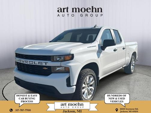 Summit White 2021 Chevrolet Silverado 1500 Custom