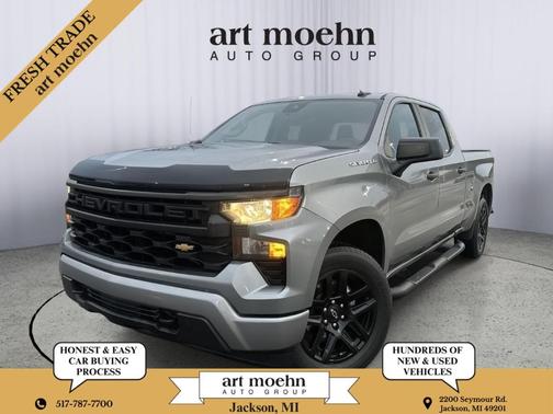 Sterling Gray Metallic 2023 Chevrolet Silverado 1500 Custom