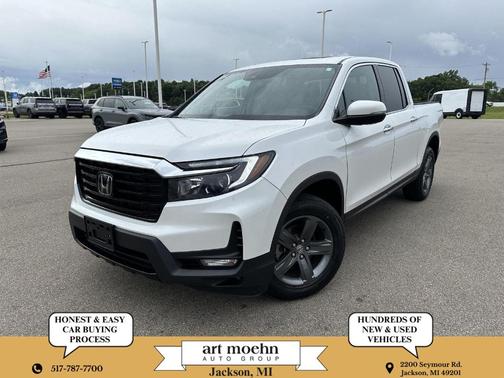Platinum White Pearl 2023 Honda Ridgeline RTL-E