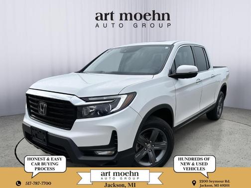 Platinum White Pearl 2023 Honda Ridgeline RTL-E